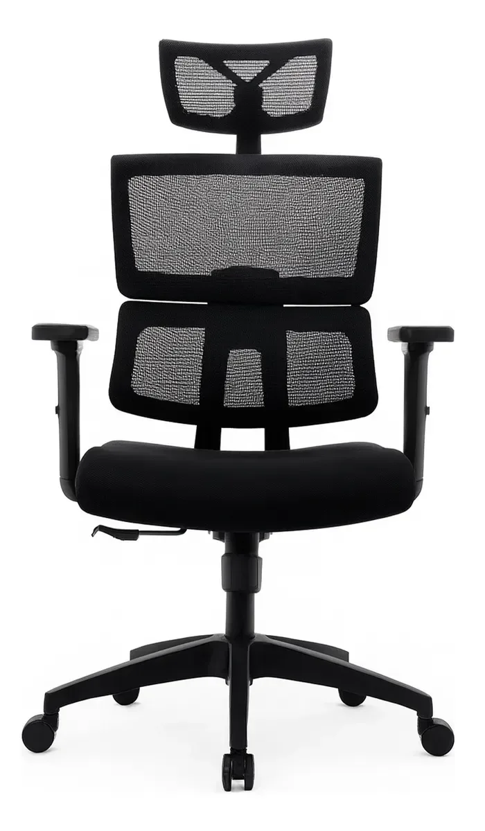 Silla ergonómica de malla con brazos 3D DSILLAS Roma Pro