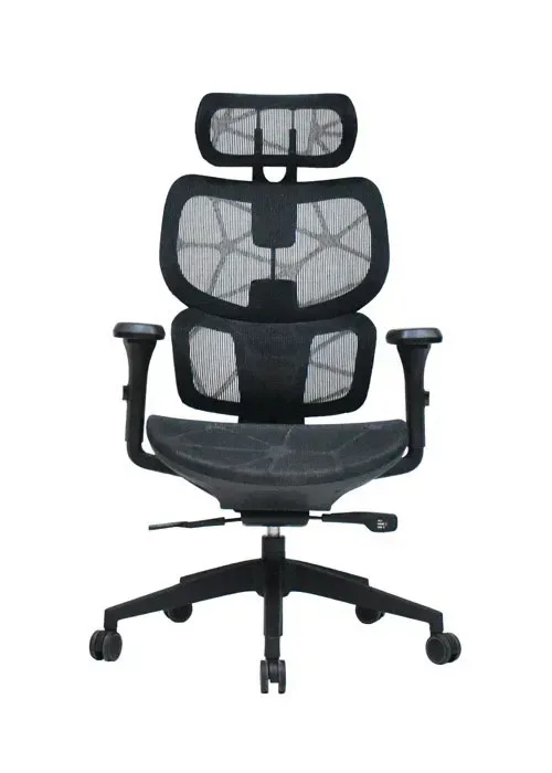 Silla ergonómica de malla con mecanismo syncro y brazos 3D DSILLAS London Pro · foto 4