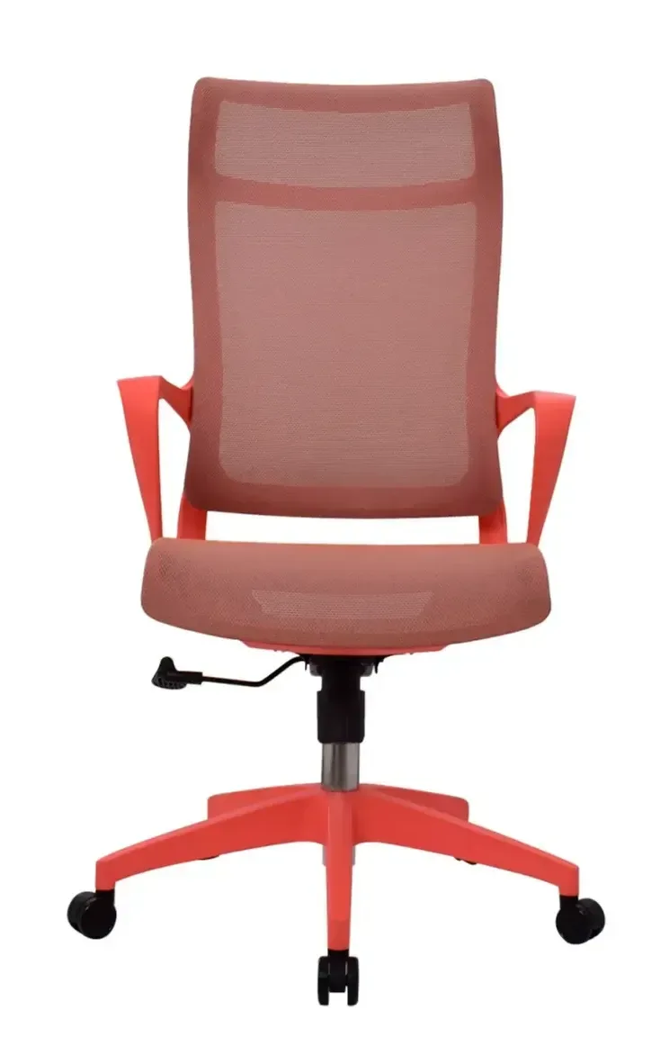 Silla ergonómica de malla coral con cabecero DSILLAS Hana · foto 2
