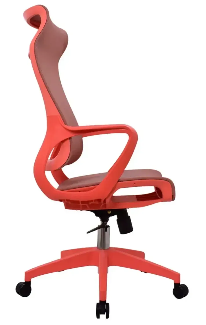 Silla ergonómica de malla coral con cabecero DSILLAS Hana · foto 3