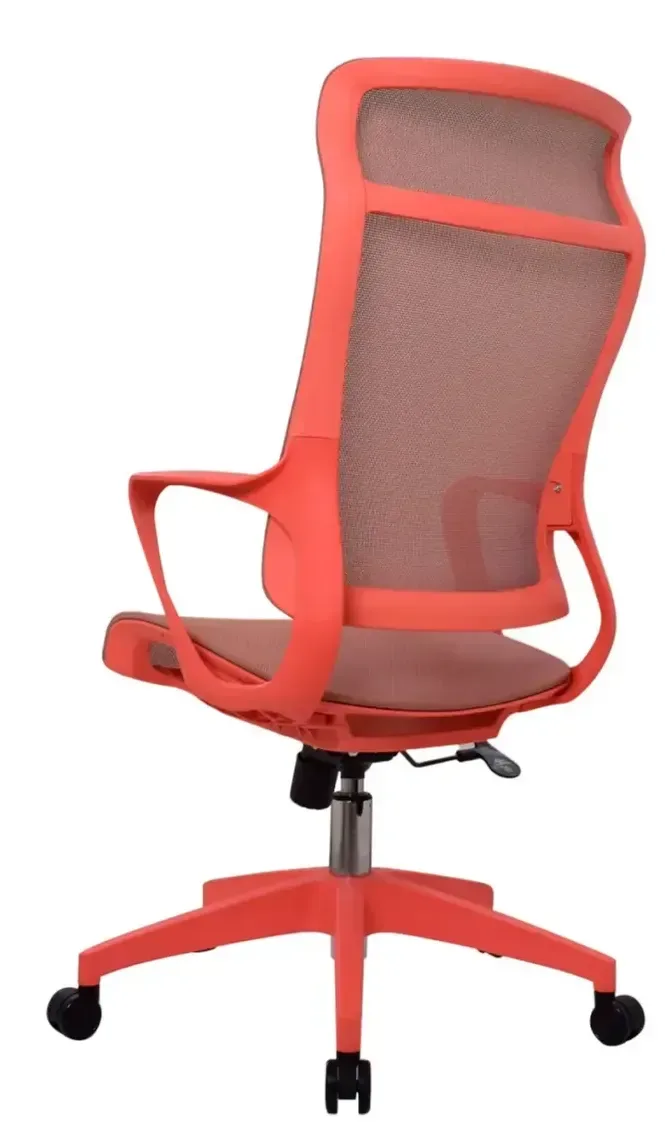 Silla ergonómica de malla coral con cabecero DSILLAS Hana · foto 4