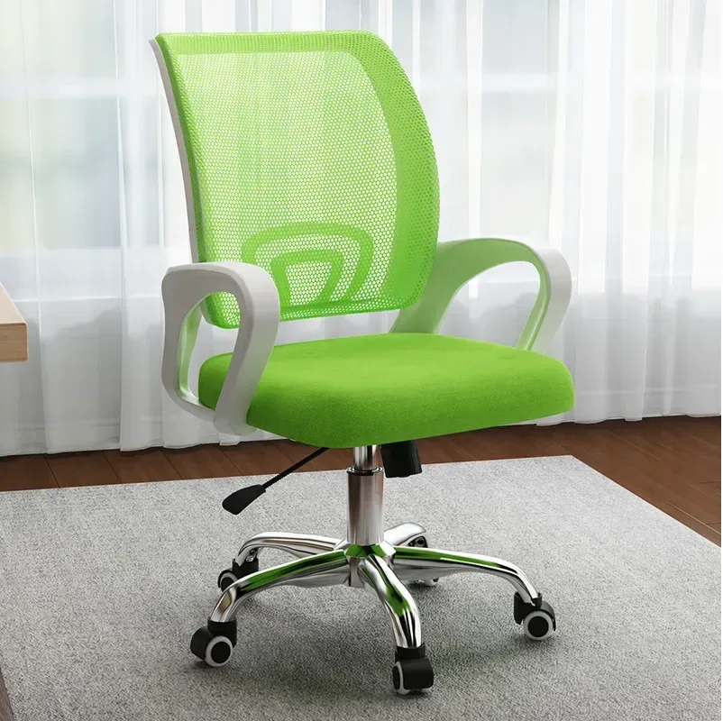 Silla giratoria de malla verde DSILLAS Jack