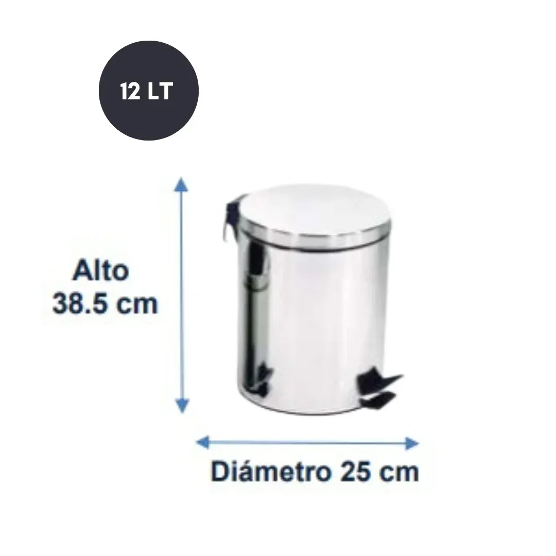Tacho con Pedal de Acero Ebriel 12L