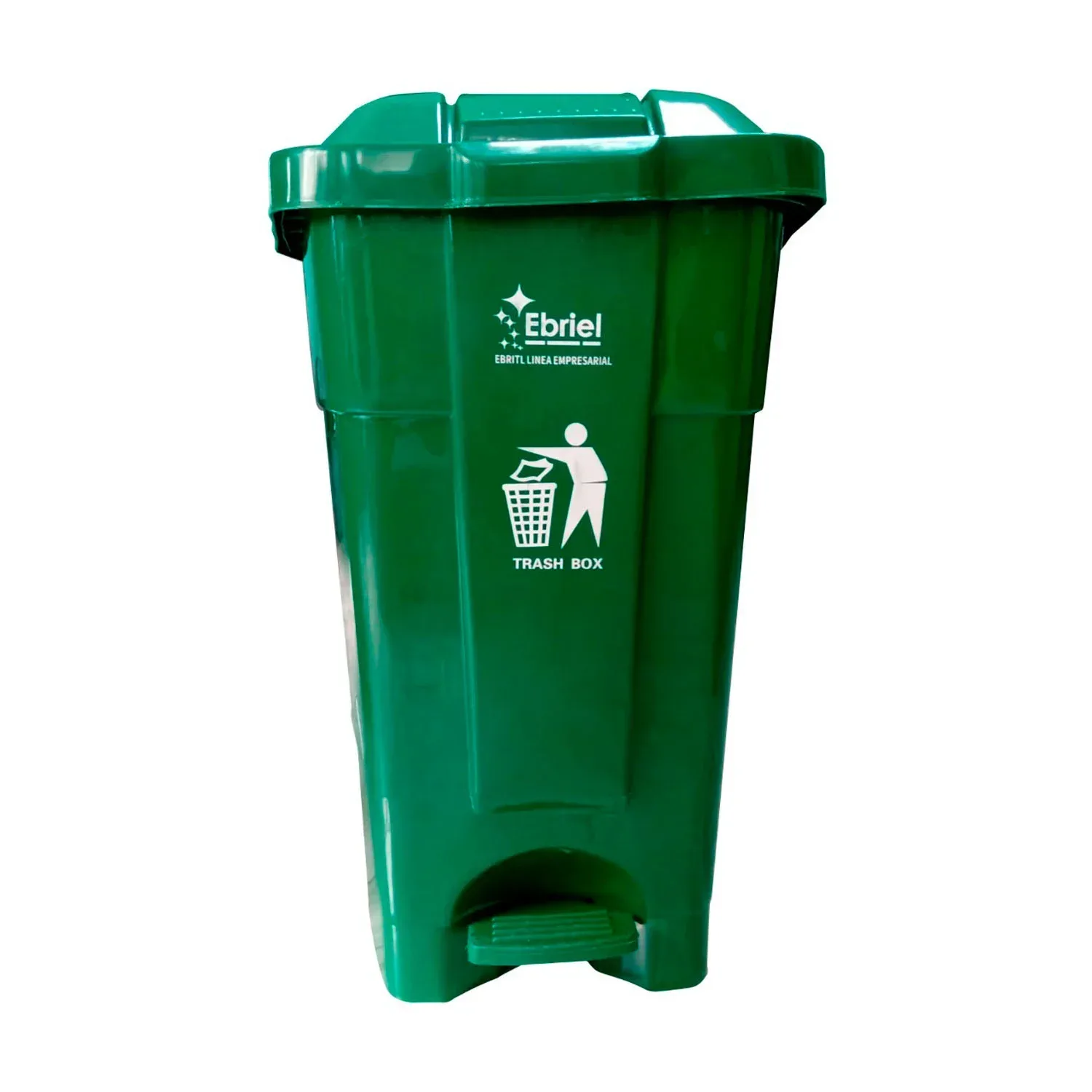 Tacho de Basura con Pedal y 2 Ruedas Ebriel 70L