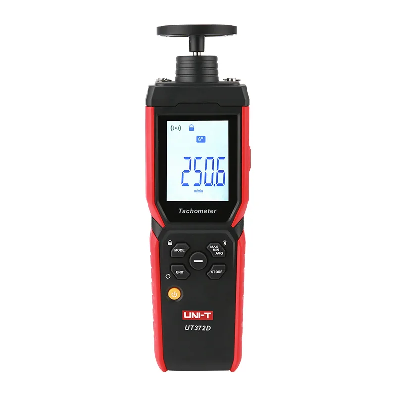 Tacómetro digital de contacto y láser 99.999 RPM UNI-T UT372D