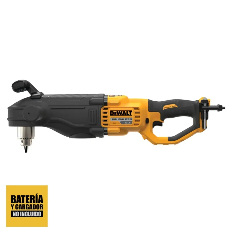 Taladro Atornillador Angular DeWalt DCD470B 60V MAX FlexVolt con Mandril de 3/4" (Solo Herramienta) · foto 4