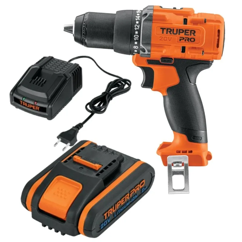 Taladro Percutor Truper CO-103250 20V con Batería y Cargador