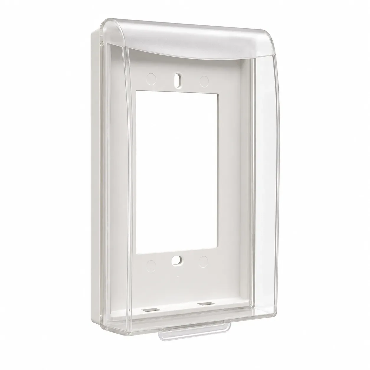 Tapa protectora abatible para tomacorriente e interruptor NUVORA Hidrobox