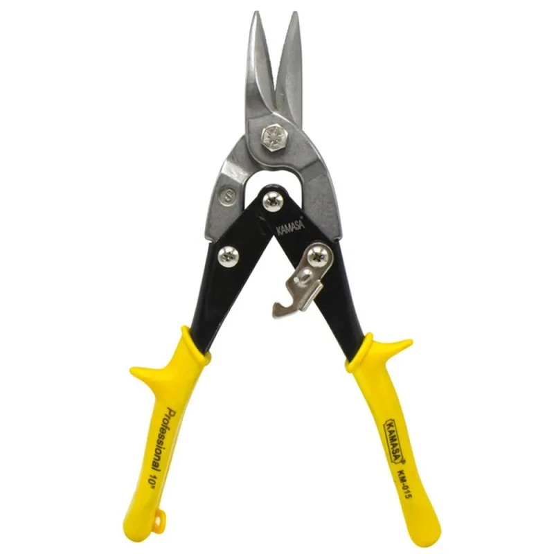 Tijera de Aviación Kamasa KM015 10" Corte Recto para Plancha