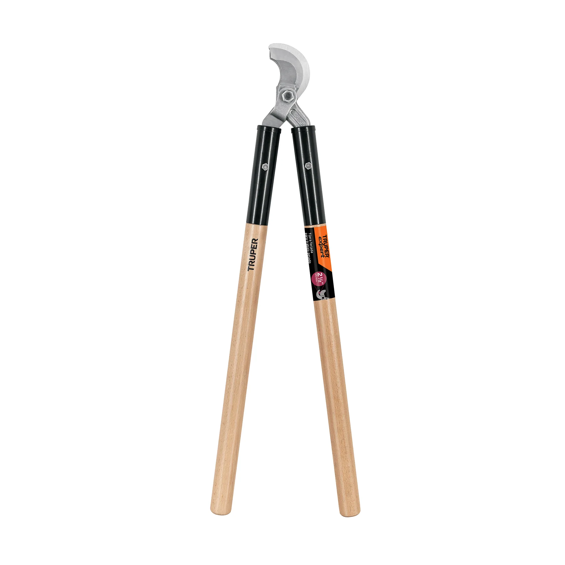 Tijera para ramas 80 cm, uso rudo, mangos de madera, TRUPER EXPERT