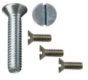 Tornillo Stove Bolt Cabeza Plana