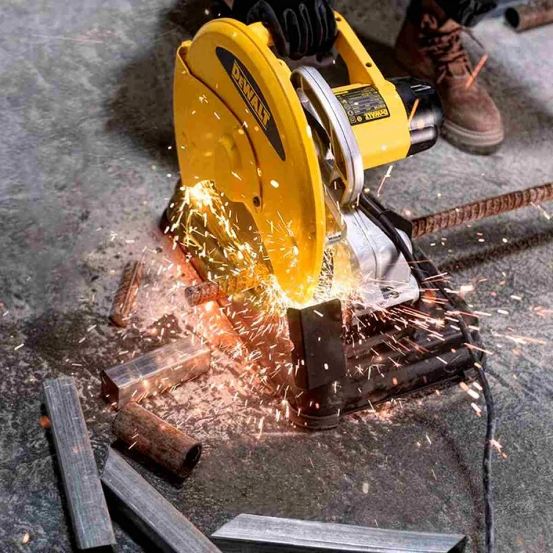 Tronzadora de Metales DeWalt D28730-K4 de 14" y 2300 W con 4 Discos de Corte Incluidos · foto 5
