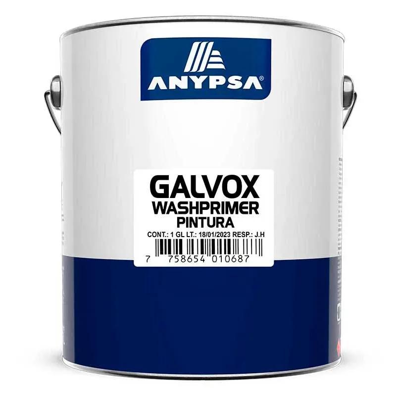 Wash Primer Anypsa Galvox 3/4 Gl (2.84 L)