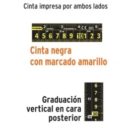 Wincha 8m Truper 11747 Doble Gancho Carcasa ABS/TPR · foto 3