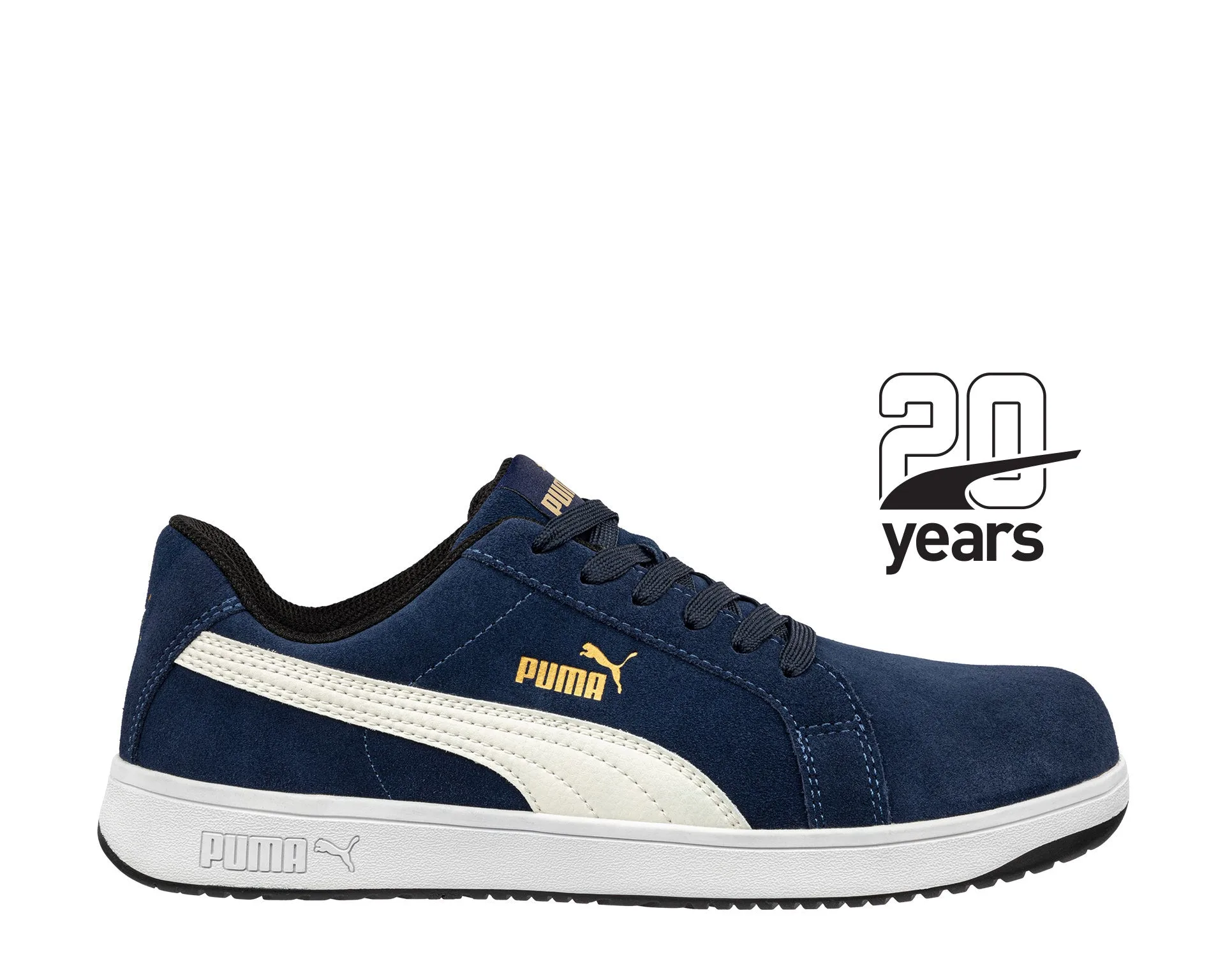 Zapatilla de seguridad PUMA SAFETY Iconic Low S1PL ESD Navy azul